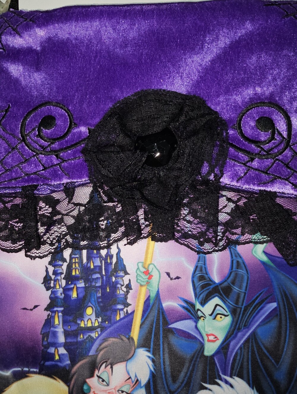 Disney Parks Villain Large Christmas Stocking Ursula Maleficent Evil Queen NEW - Picture 13 of 16